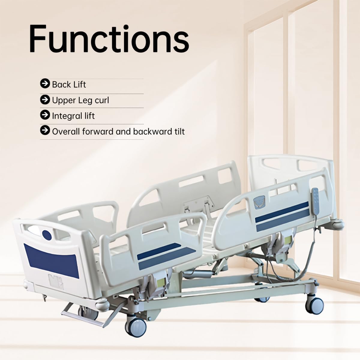 Electric ICU Hospital Bed model: jx-2308TA 500X500
