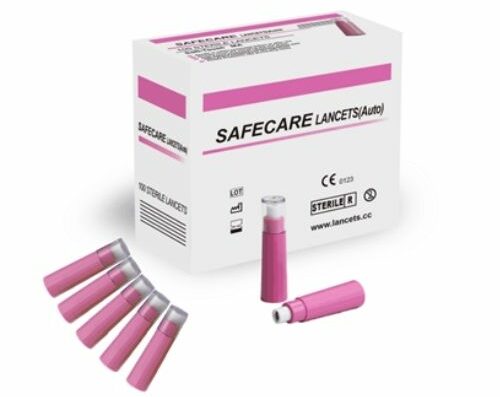SAFECARE pressure activated Lancets