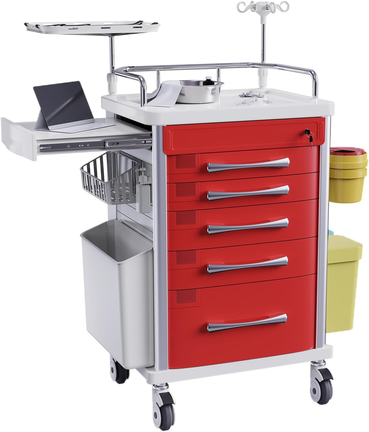 Medical Trolley with Drawers Model: LV-702x 500X500